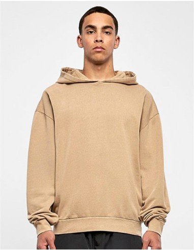 B-BY191-Acid Washed Oversize Hoody